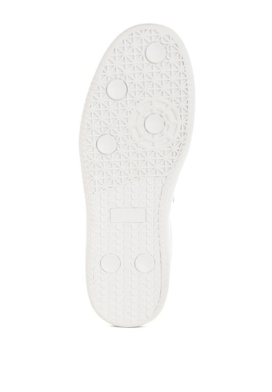 Bostonia Real Leather Casual Sneakers