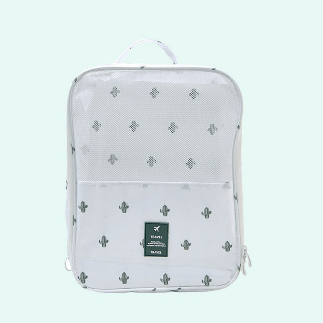 Large capacity can hold three pairs of shoes convenient Oxford cloth storage bag, waterproof shoe bag, suitcase trolley shoe bag