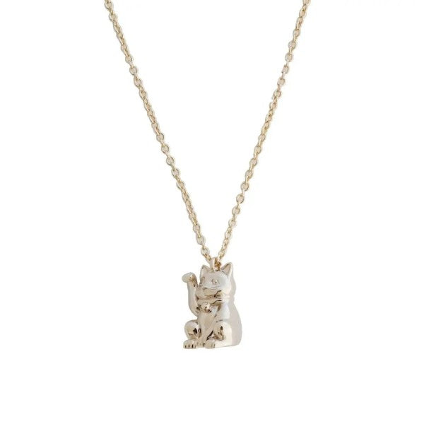Lucky Cat Charm Necklace