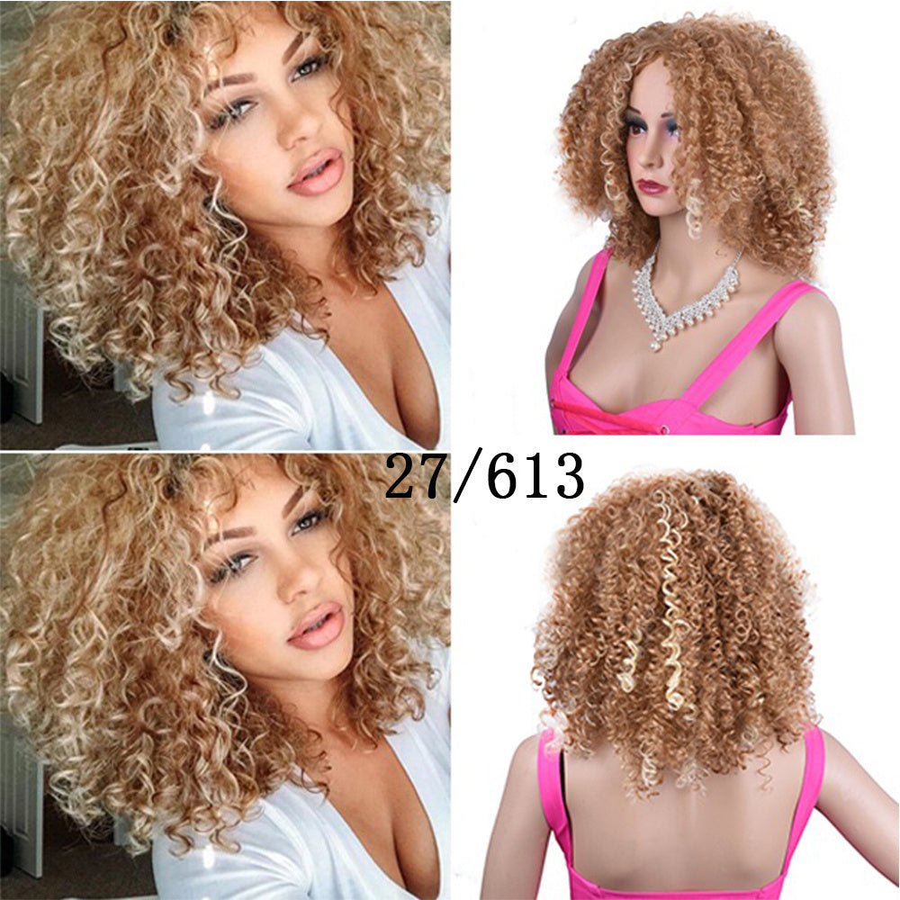 Synthetic Afro Curly Wig African Wigs