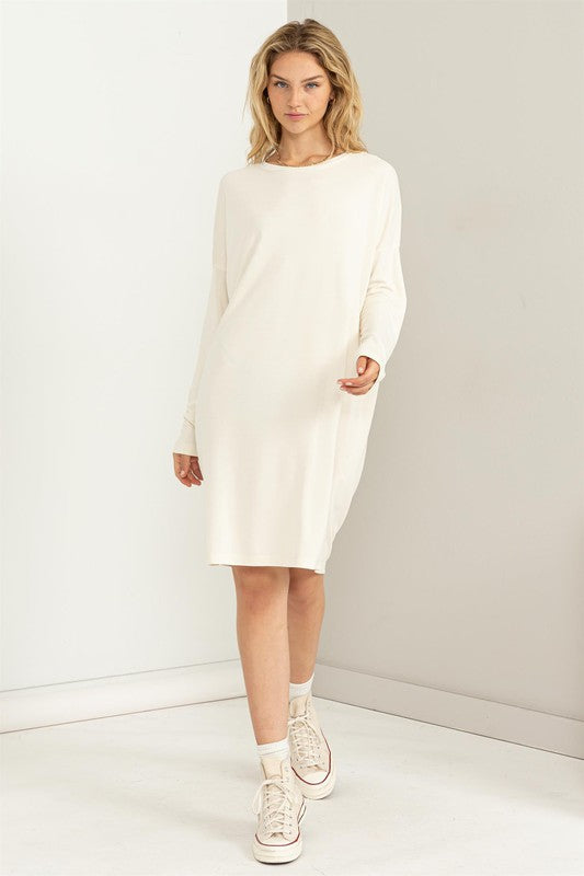 Class and Charm Oversized Midi Dress