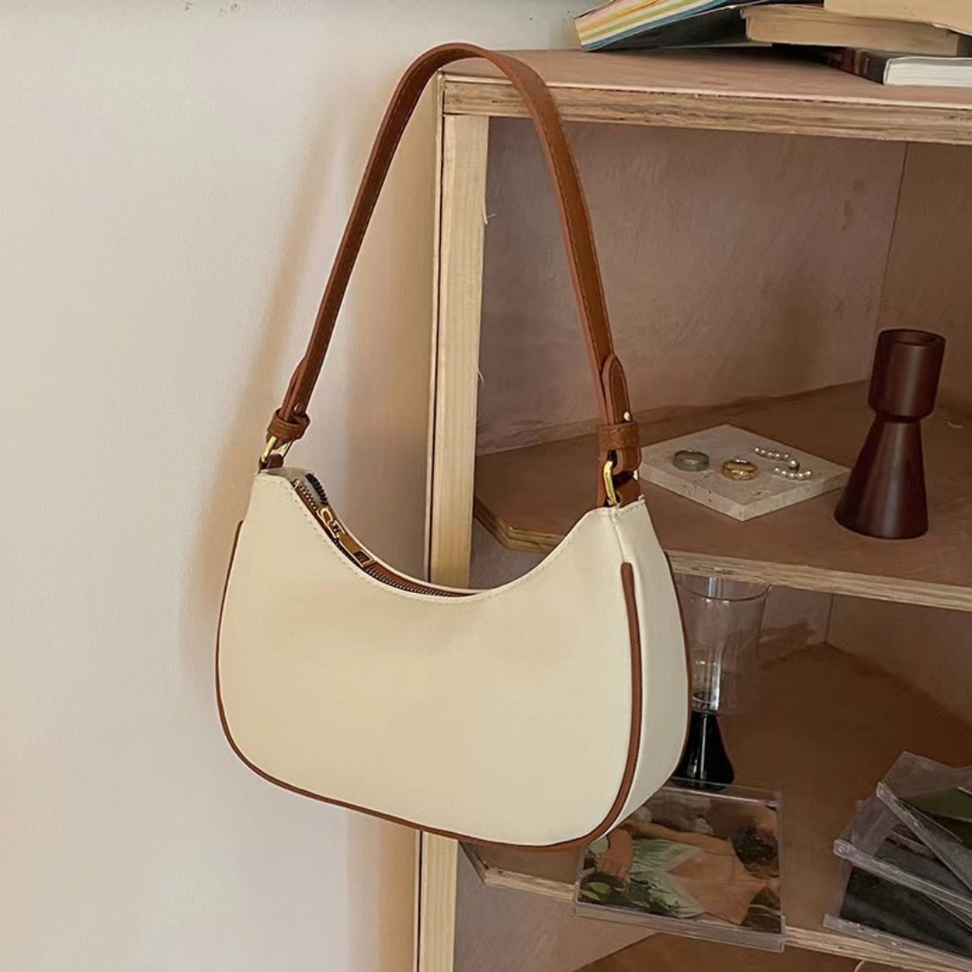 Elegant Small Shoulder Purse – Stylish Underarm Bag & Half Moon Bag for Women, Perfect Autumn Hobo Shoulder Handbag