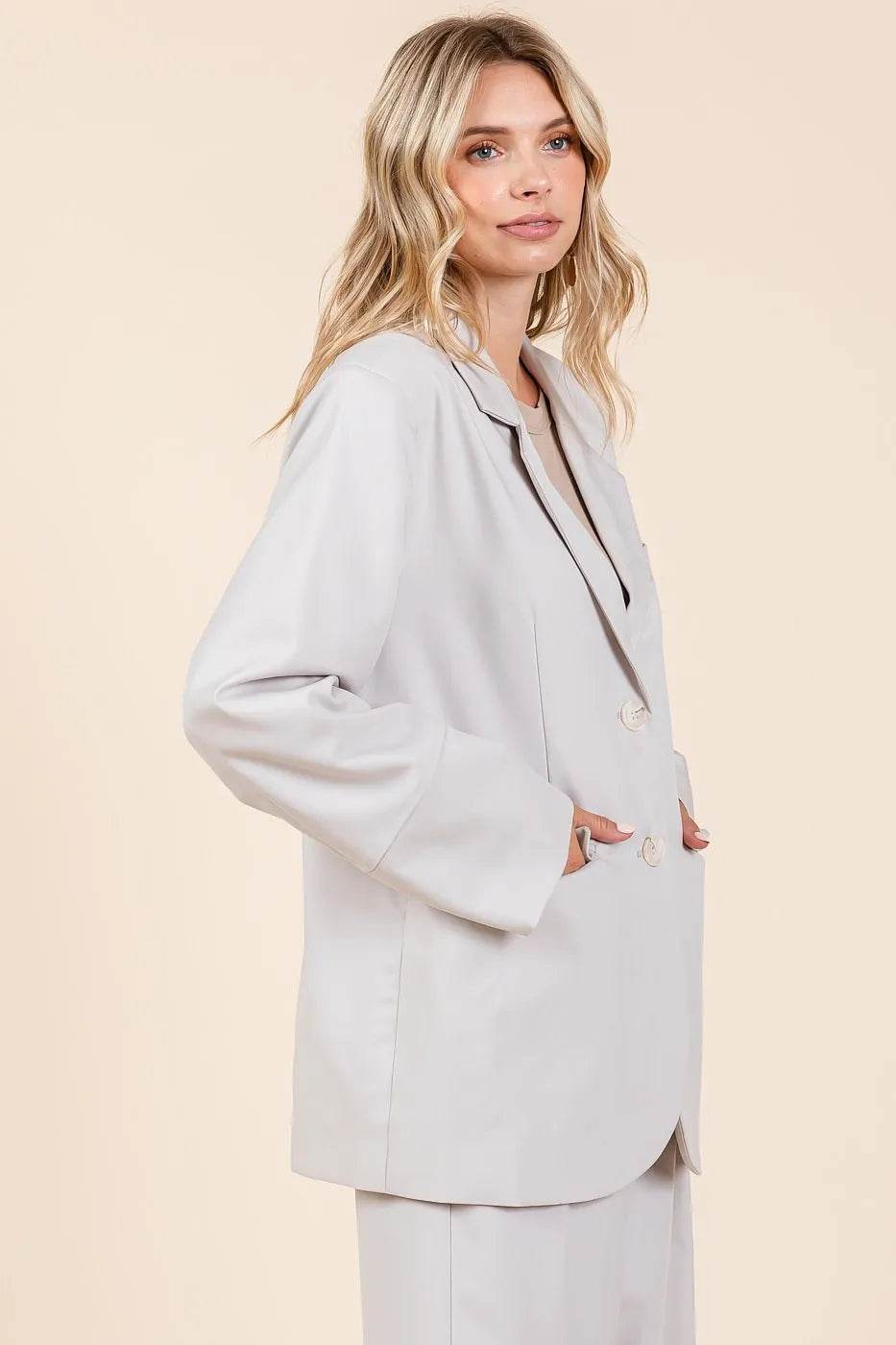 Mittoshop Boyfriend Fit Blazer Jacket