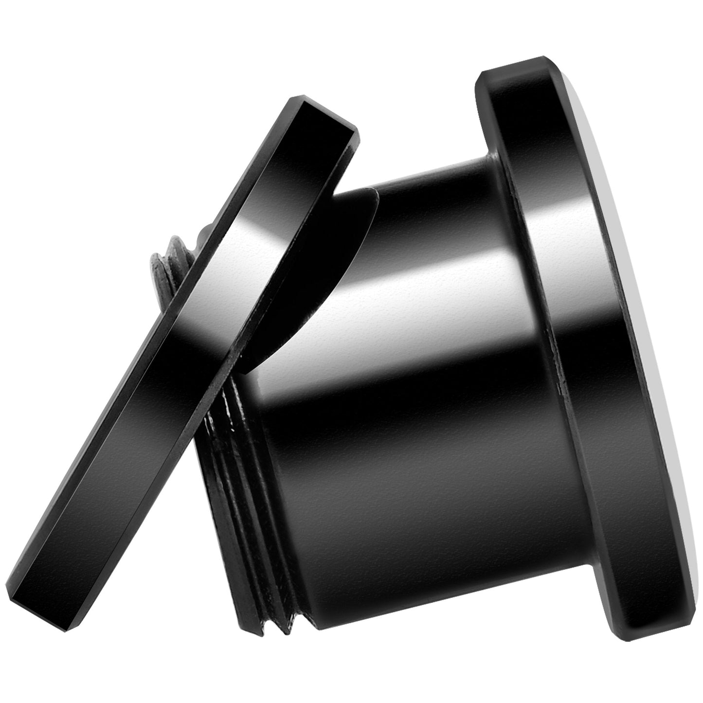 Green Black Skull Black Anodized Screw Fit Plug Set 00G