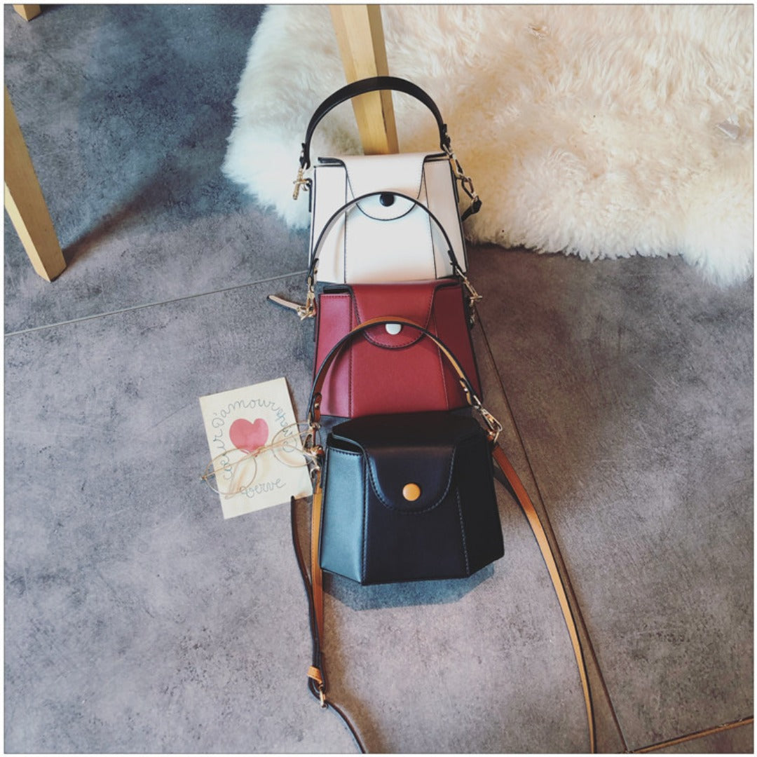 Mini crossbody bucket bag, bag women's fashion simple mini crossbody purse, versatile shoulder crossbody bag