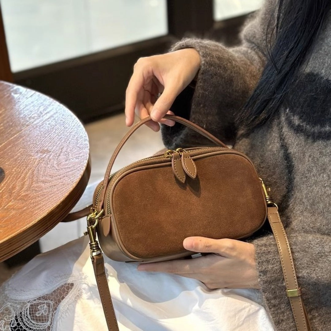 Elegant Small Handbag Women's Handbag – Stylish Crossbody Bag, Versatile Tote Purse with Soft Leather Retro Design