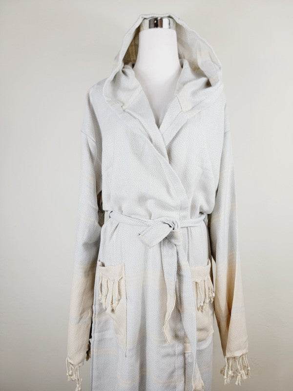 Unisex Robe, Beach or spa Robe with pockets - Ligh