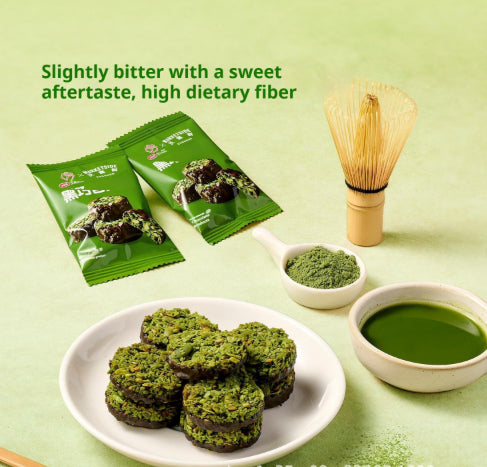 Dark Chocolate With A Bittersweet Velvety Matcha Layer And Crunchy Richly Aromatic Nuts