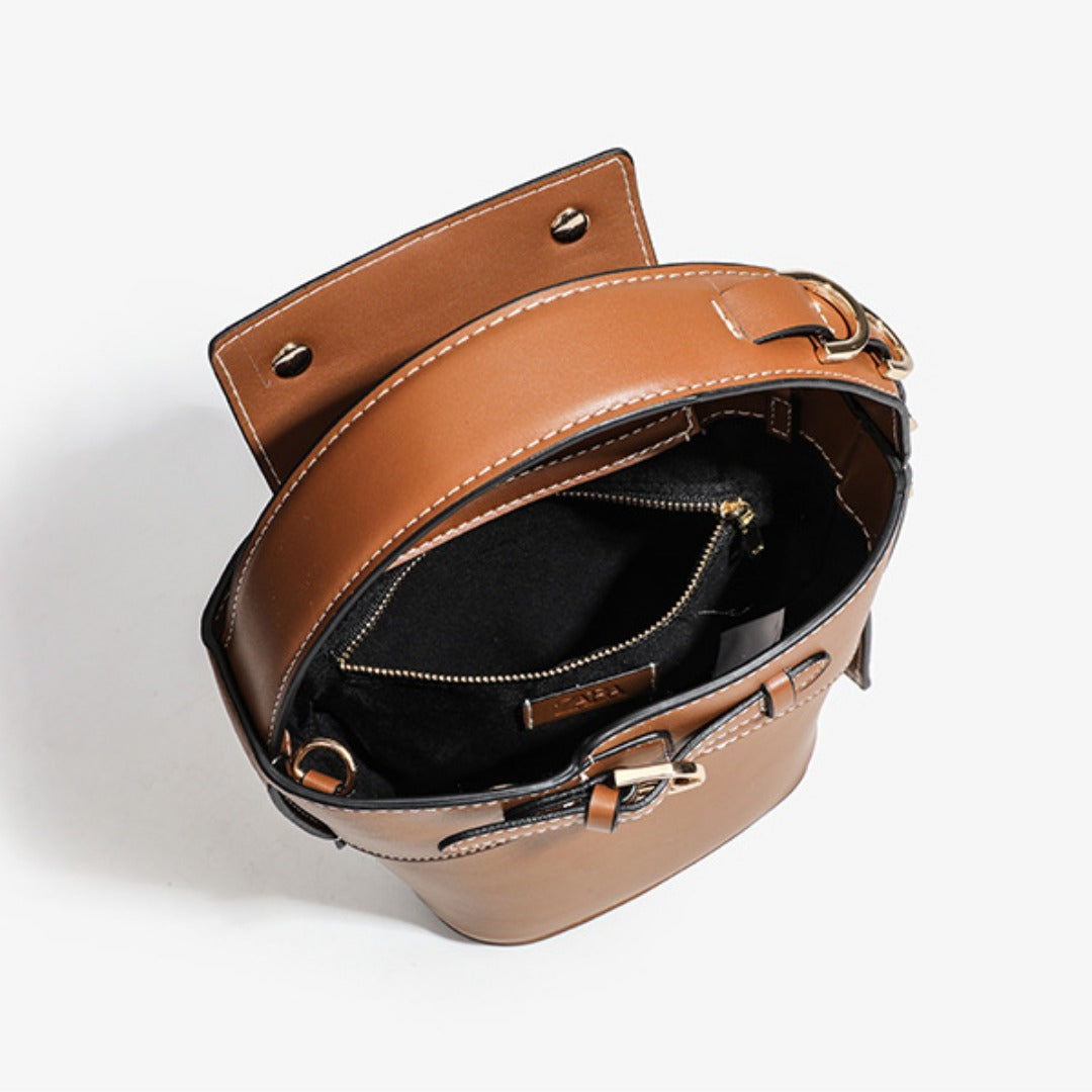 Chic Small Hand Bucket Bag – Stylish Fashion Commuter Shoulder Crossbody Bag & Compact Tote Purse hobo