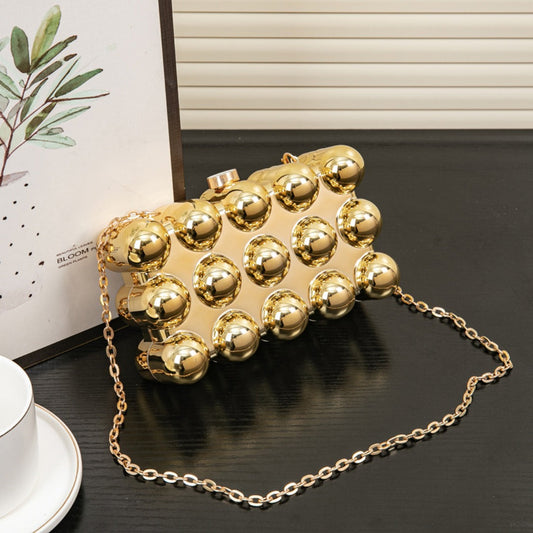 Acrylic Bag, Fashion Polka Dot Crossbody Prom Bag, Party Purse, Prom Bags Clutch