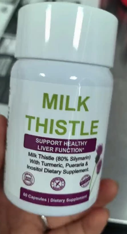 Milk Thistle Capsules With Waterwort Extract