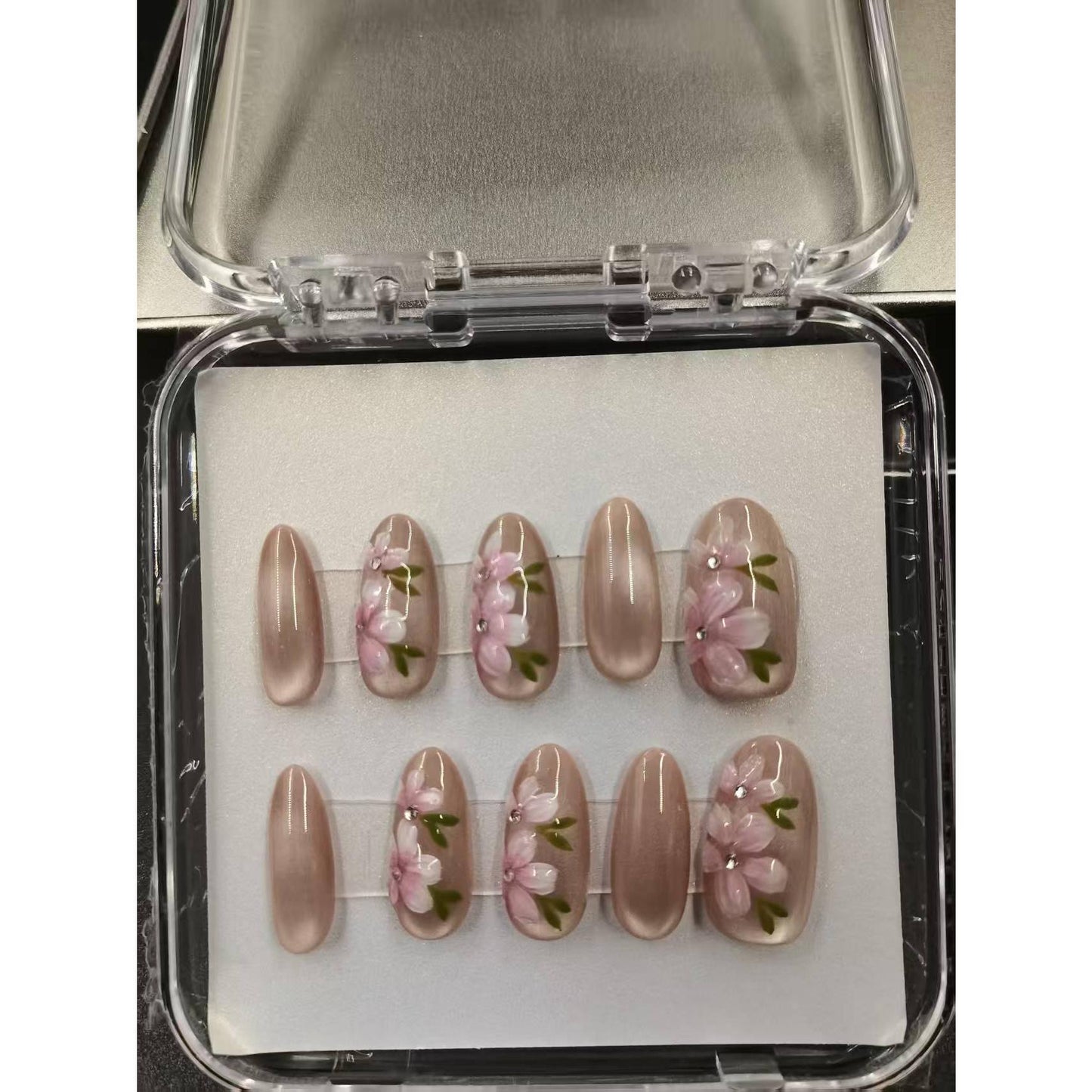 1052- Handmade press on nails fake nails removable Handmade Drawing Nails