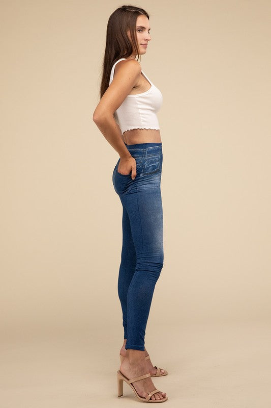 Denim Leggings