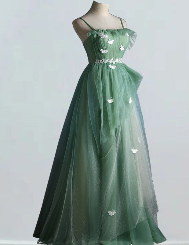 Elegant Strapless Tulle Ball Gown | Ruffled Prom & Evening Dress