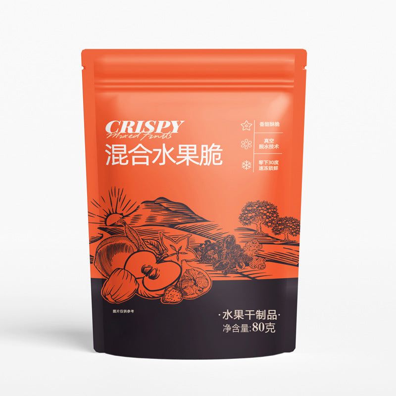 Mixed Fruit Crisps Dried Fruit Assortment Snack 80g