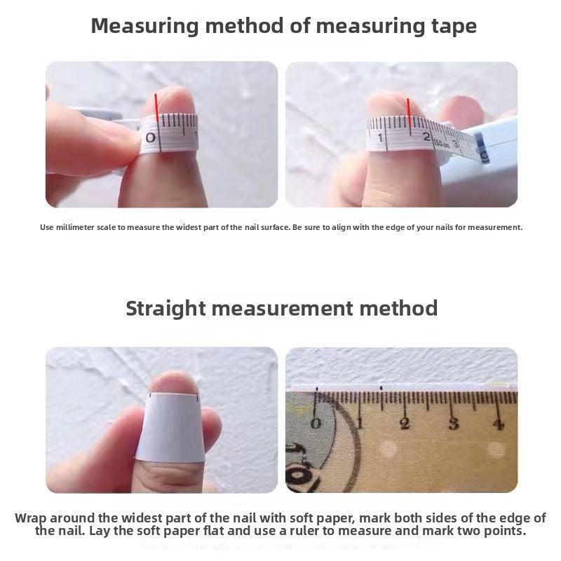 1071 Handmade Nail Wear Nail Art Reusable Press on Nails False Nails