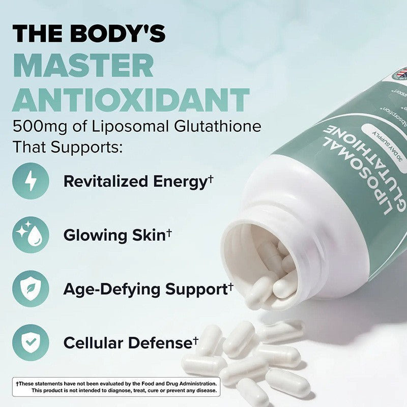 60-Count Glutathione Capsule Dietary Supplement