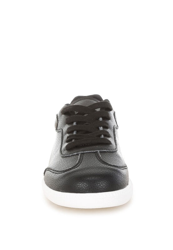 Bostonia Real Leather Casual Sneakers