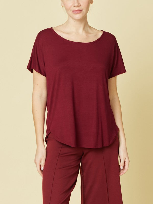 BAMBOO CASUAL DOLMAN SLEEVE TOP