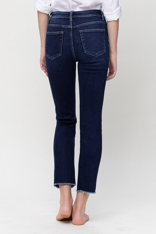 Super High Rise Stretch Slim Straight