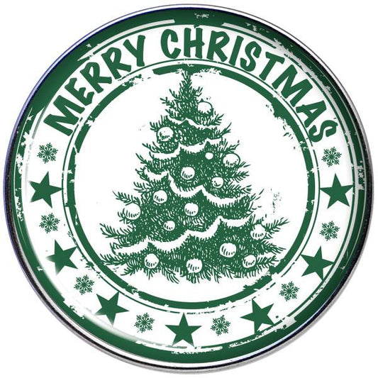 16G 1/4 Merry Christmas Tree Tragus Cartilage Earring