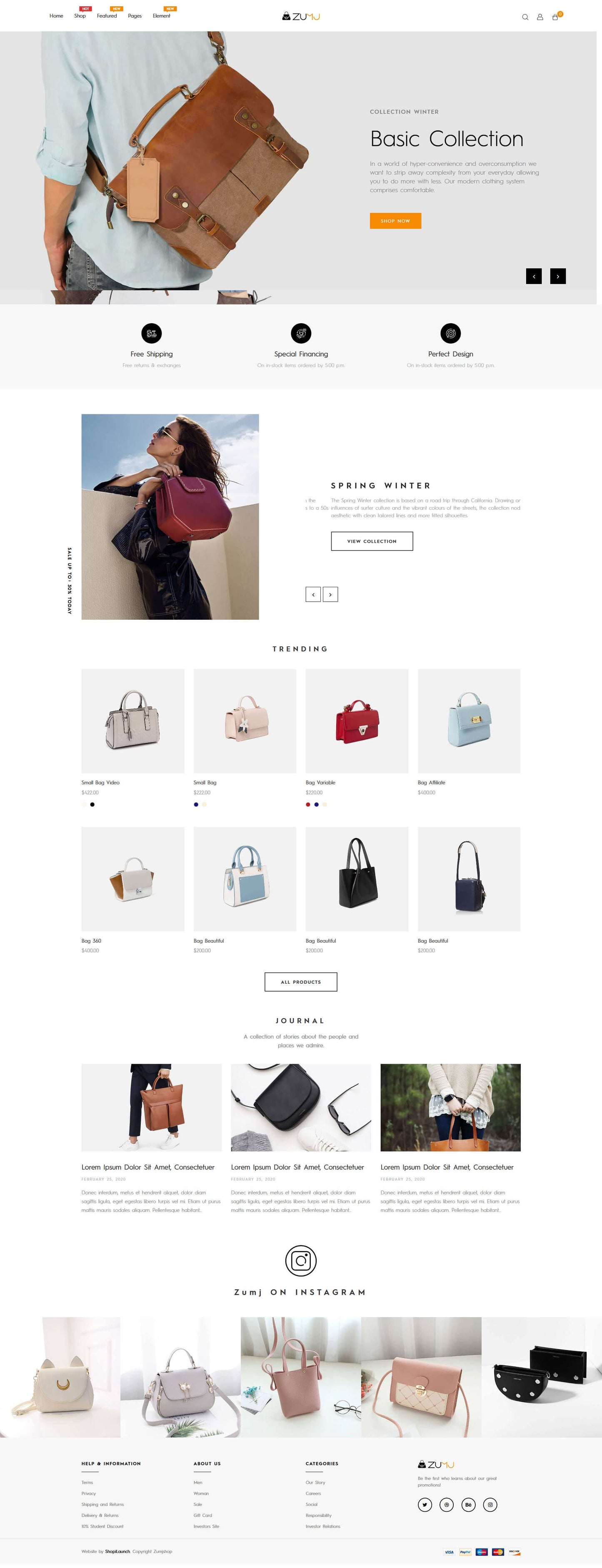 Shopify Theme - Zumj