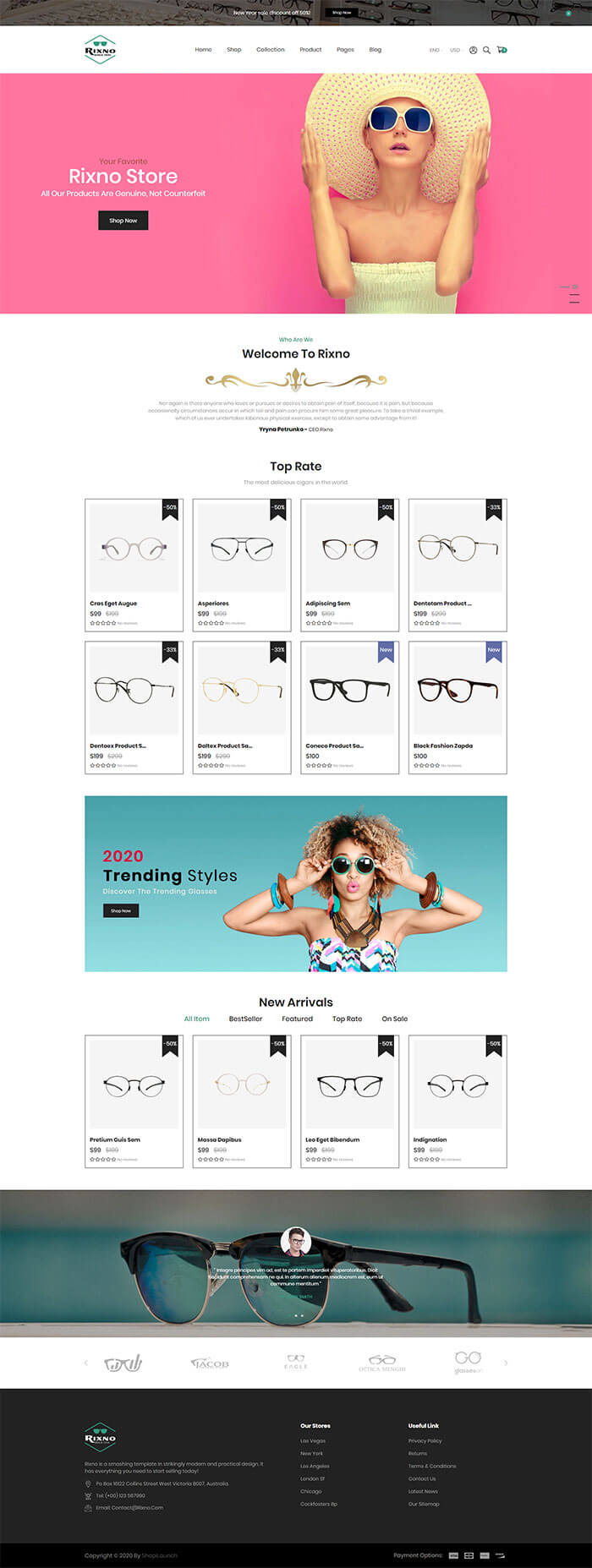 Shopify Theme - Rixno