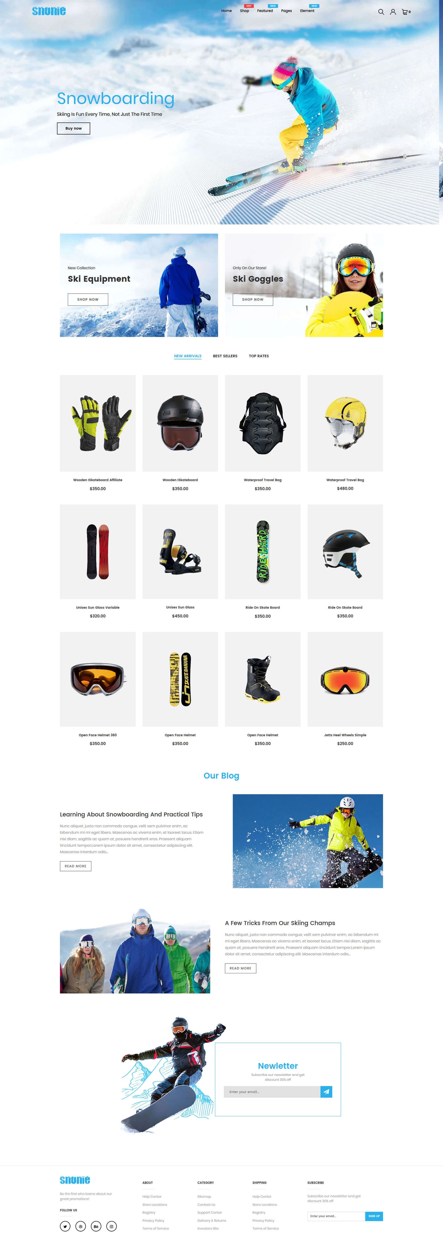 Shopify Theme - Snonie