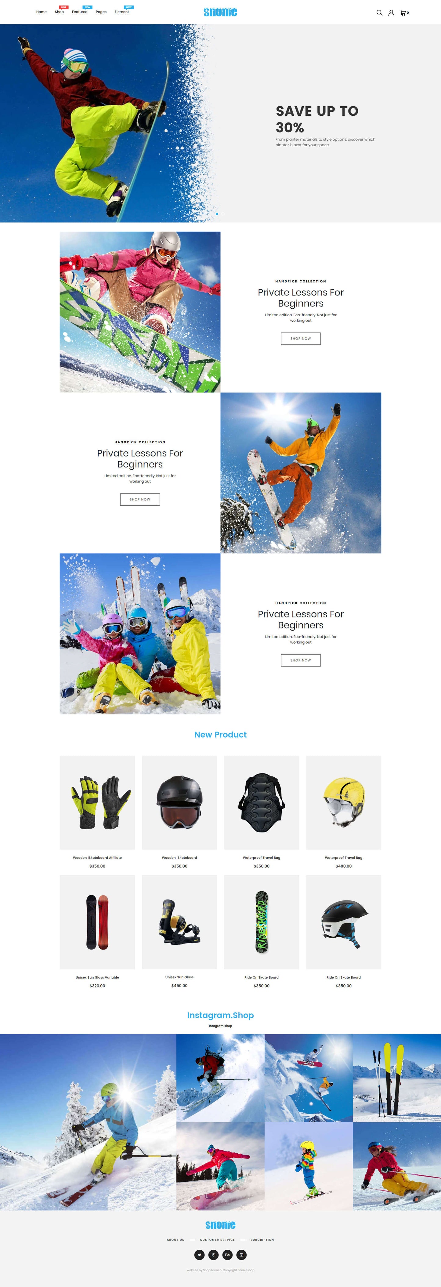 Shopify Theme - Snonie