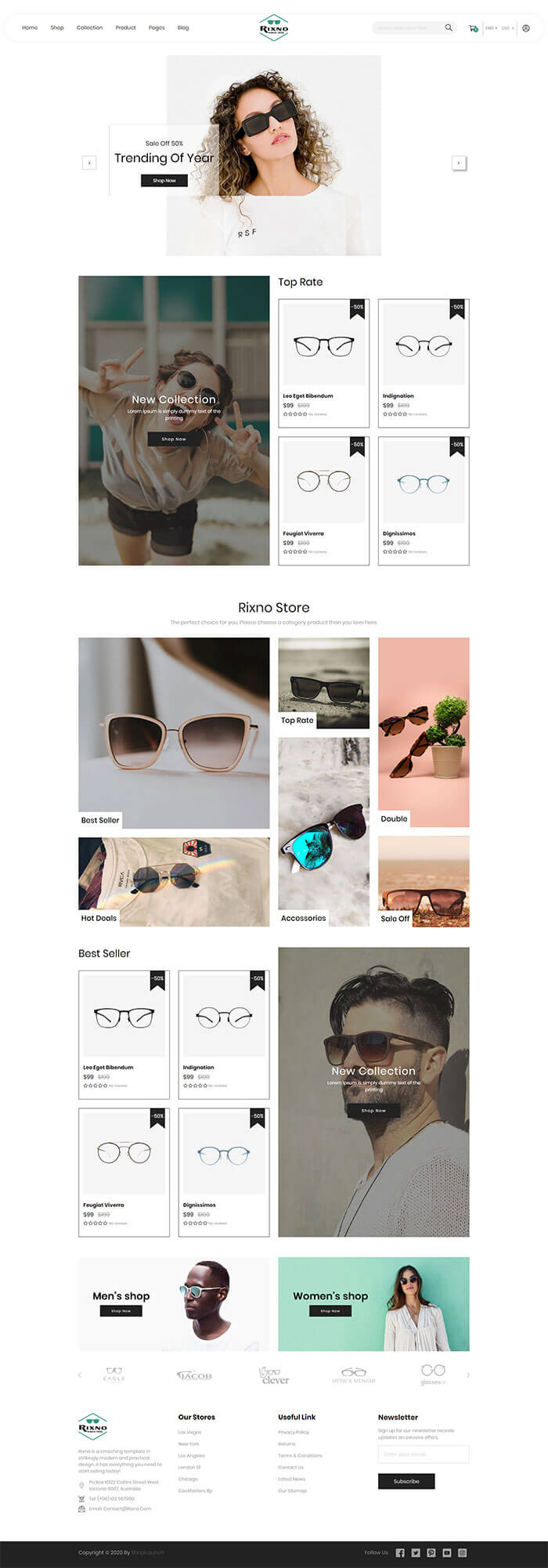 Shopify Theme - Rixno