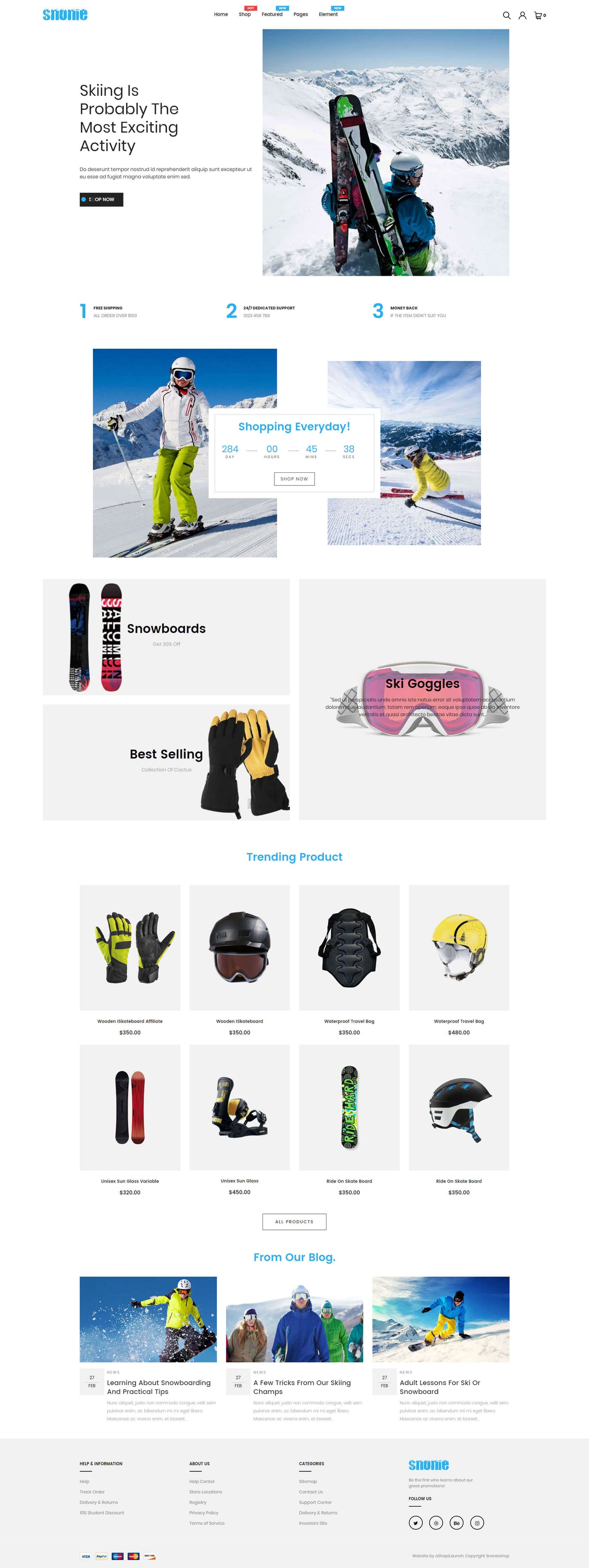 Shopify Theme - Snonie