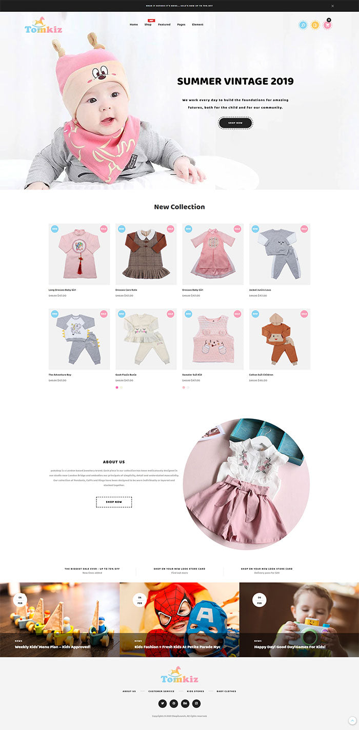 Shopify Theme - Tomkiz