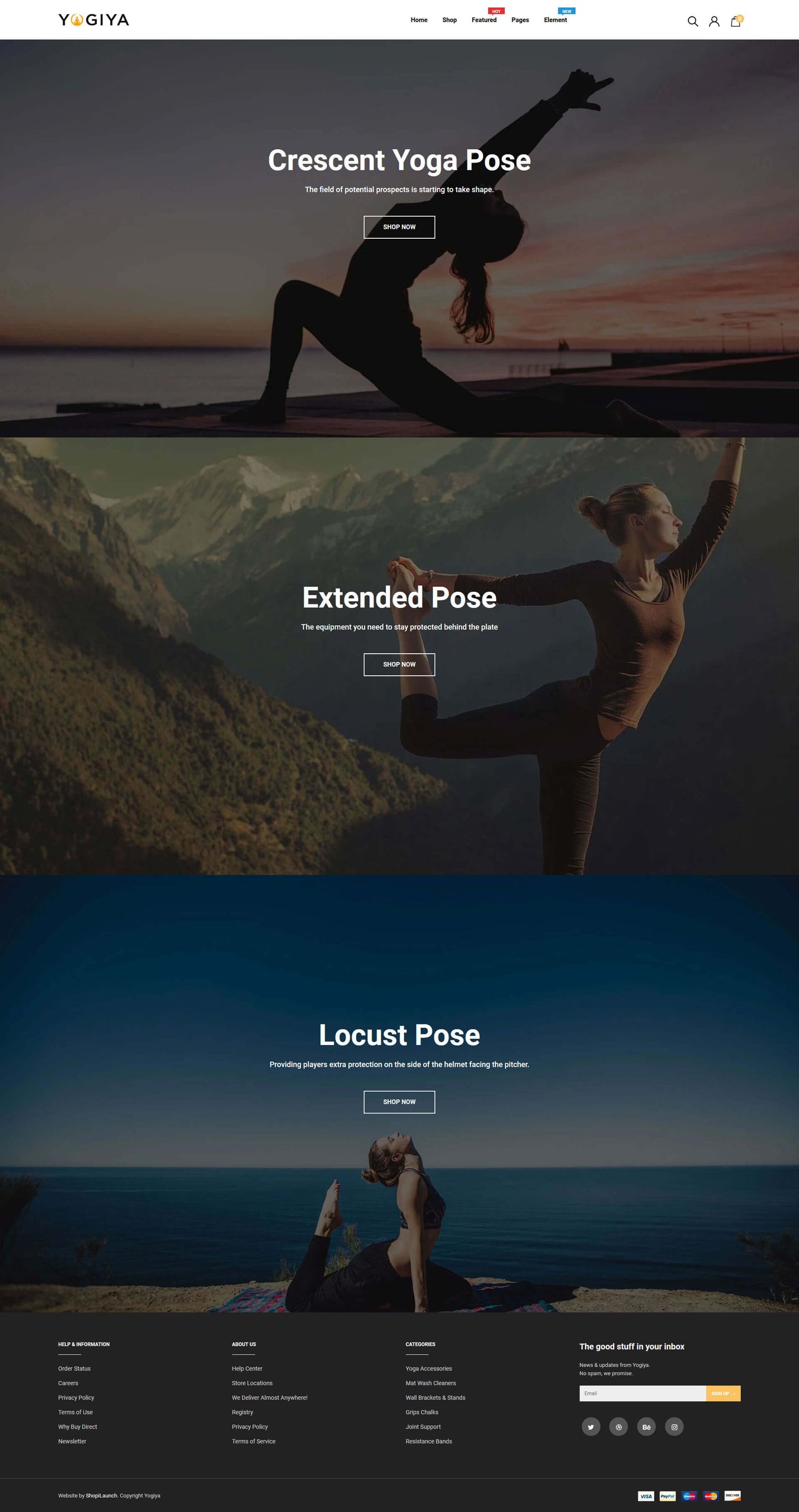 Shopify Theme - Yogiya