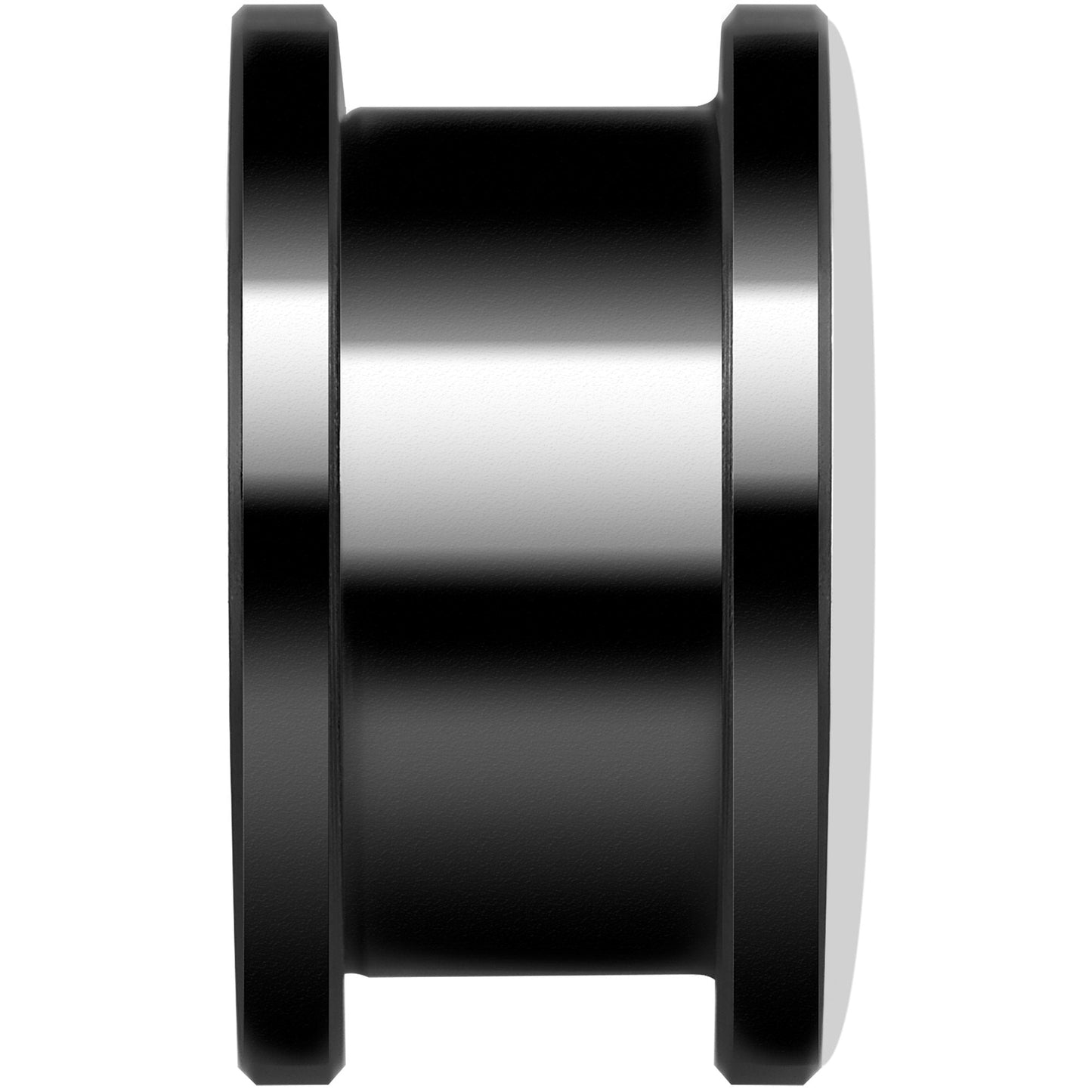 Pink Grenade Black Anodized Screw Fit Plug Set 5/8