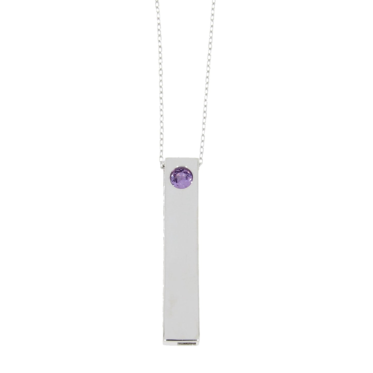 Created Alexandrite Fashion Pendants Sterling Silver