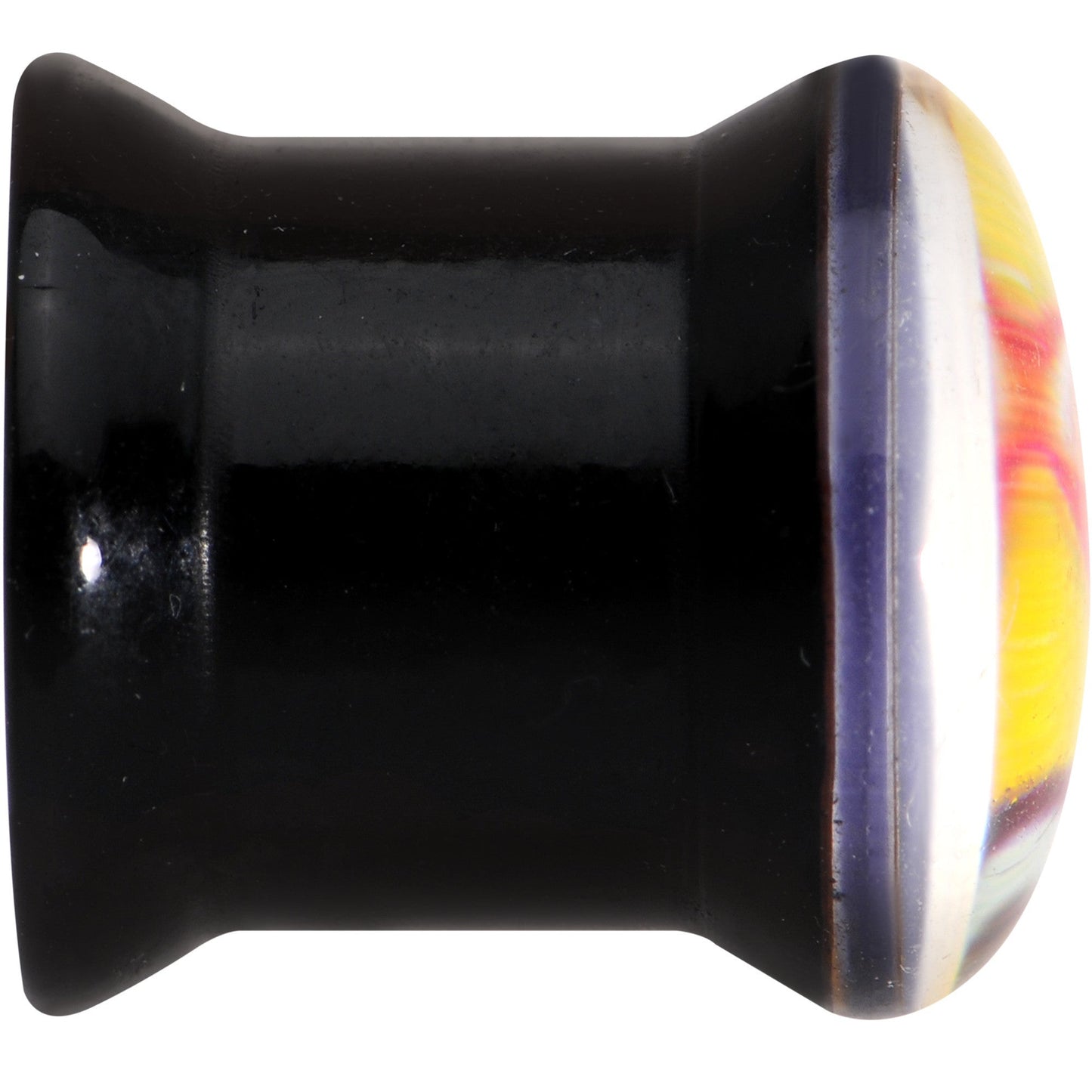 00G Licensed Heart Eyes emoji Acrylic Double Flare Plug Set