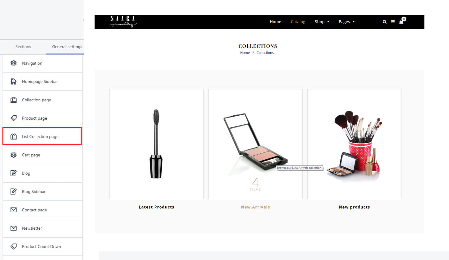 Shopify Theme - Saara