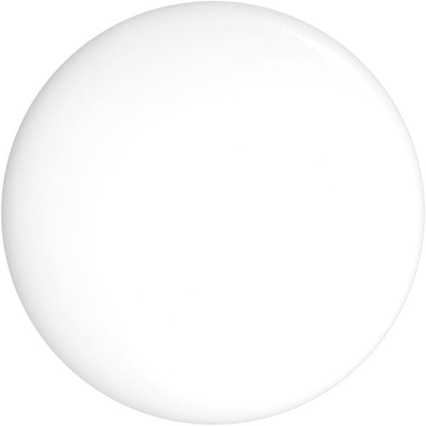 5/8 White Acrylic Saddle Plug Set of 2