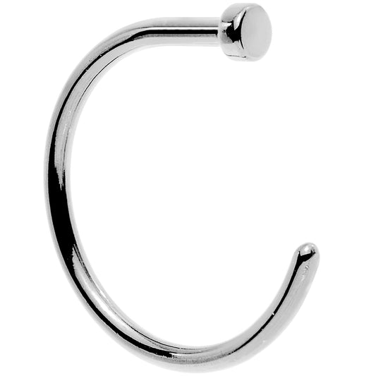 20G 3/8" Pack of 2 Stainless Steel Nose Hoop Rings