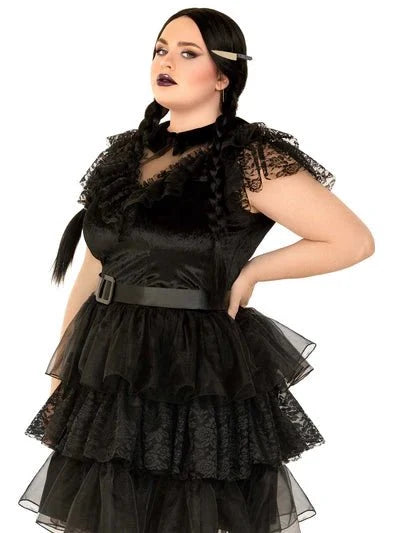 Plus Size 3 PC Raving Rebel Costume