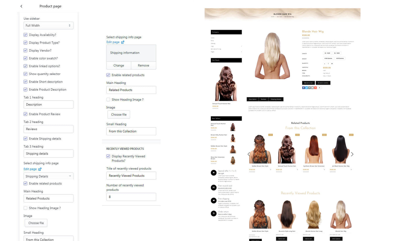 Shopify Theme - Triss Salon Barber
