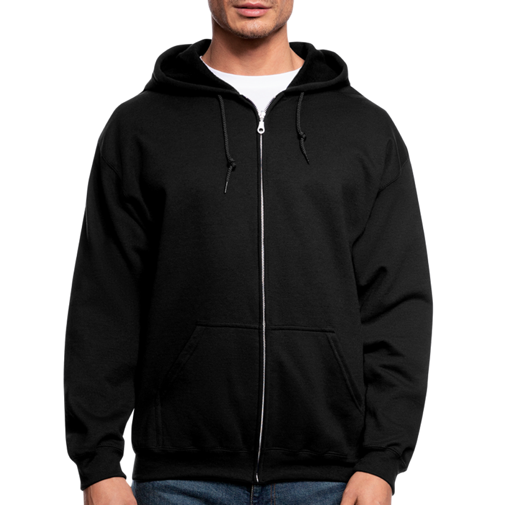 Men's Zip Hoodie - black