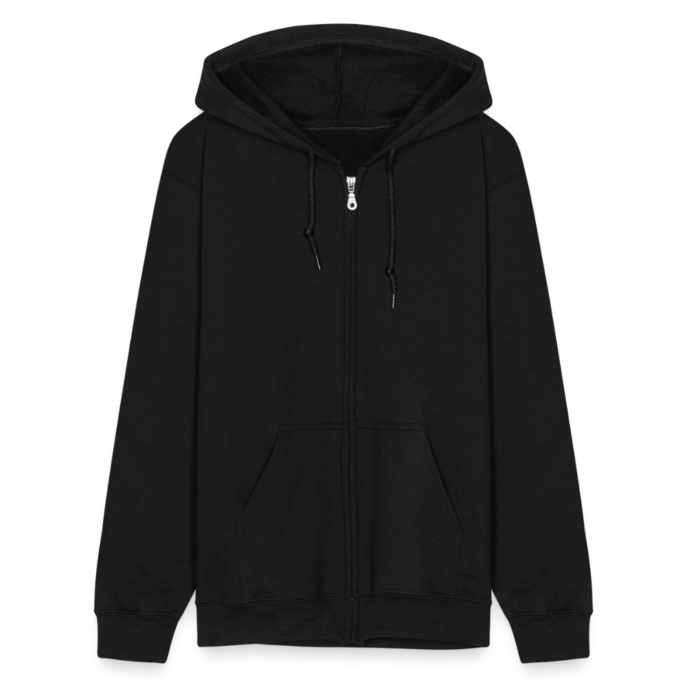 Men's Zip Hoodie - black