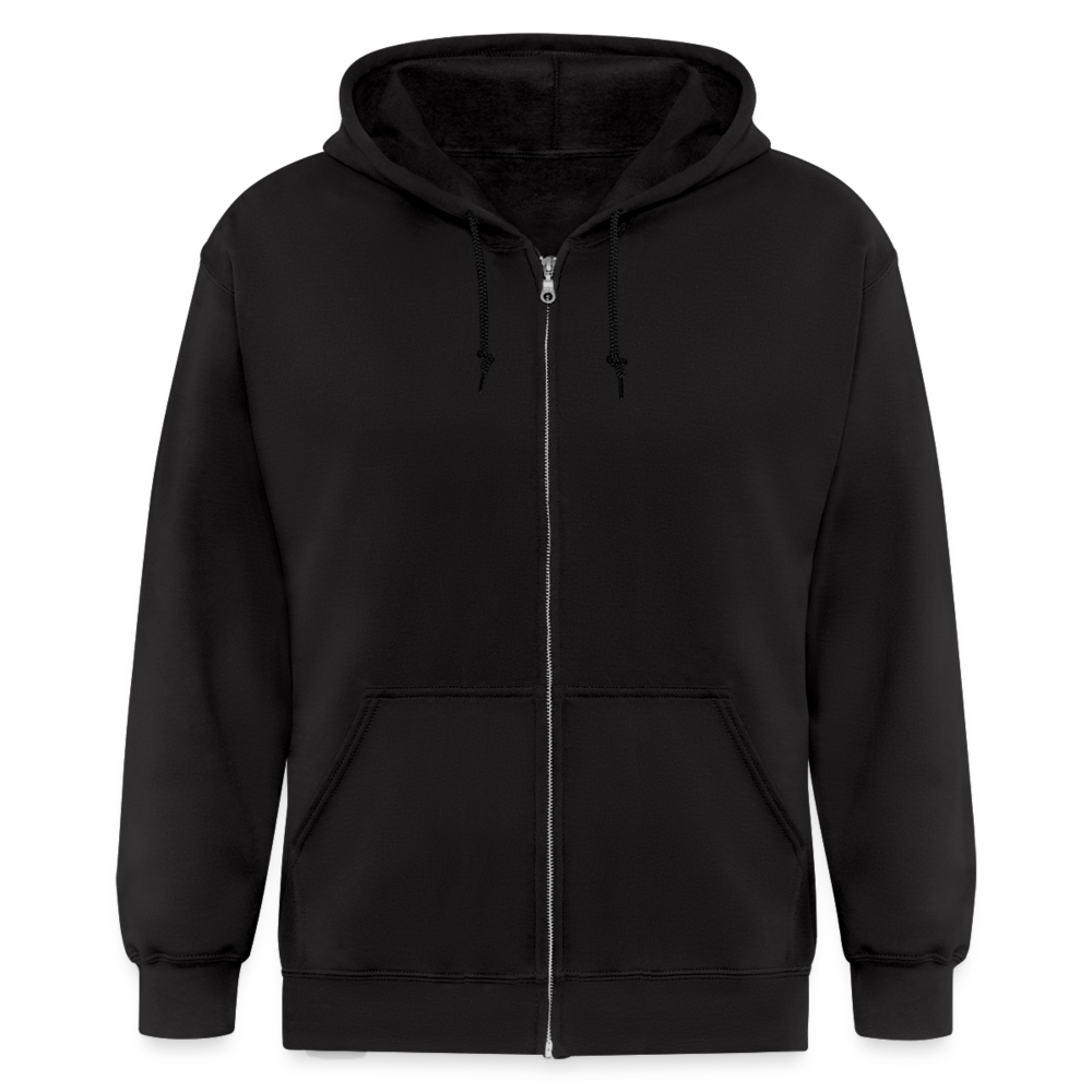 Men's Zip Hoodie - black