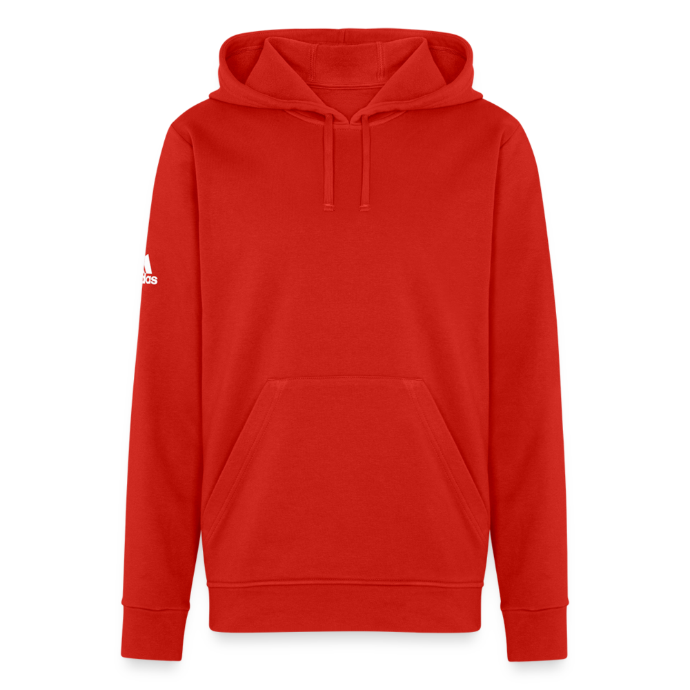 Adidas Unisex Fleece Hoodie - red