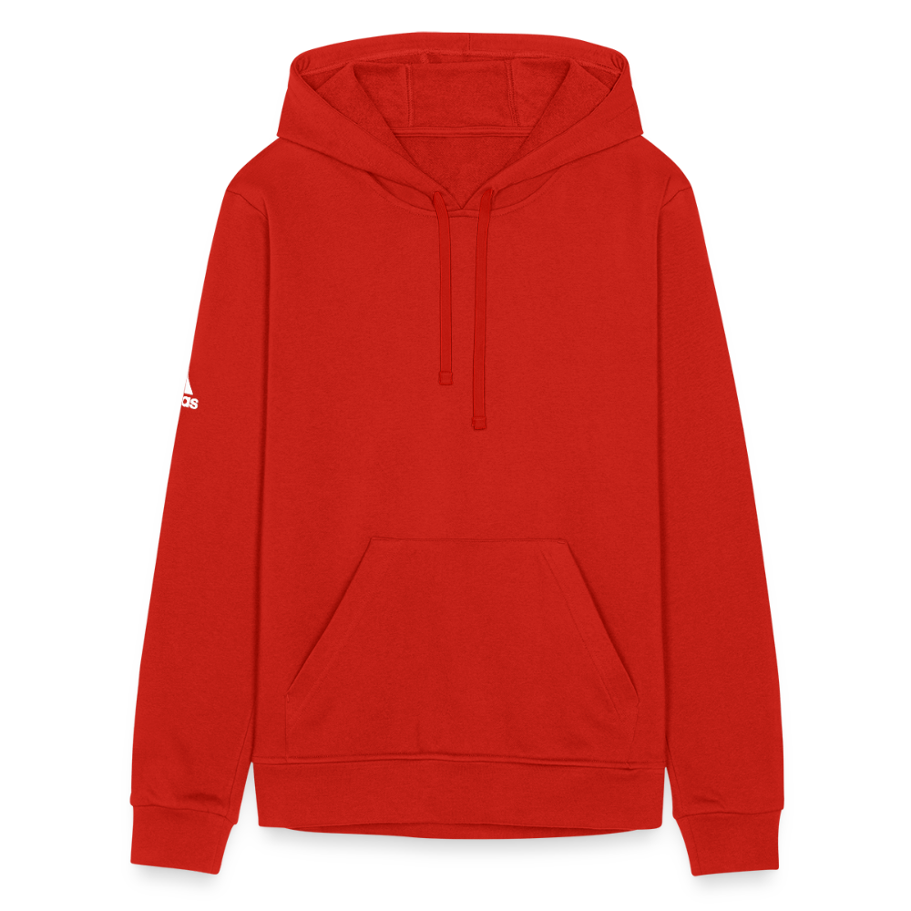 Adidas Unisex Fleece Hoodie - red