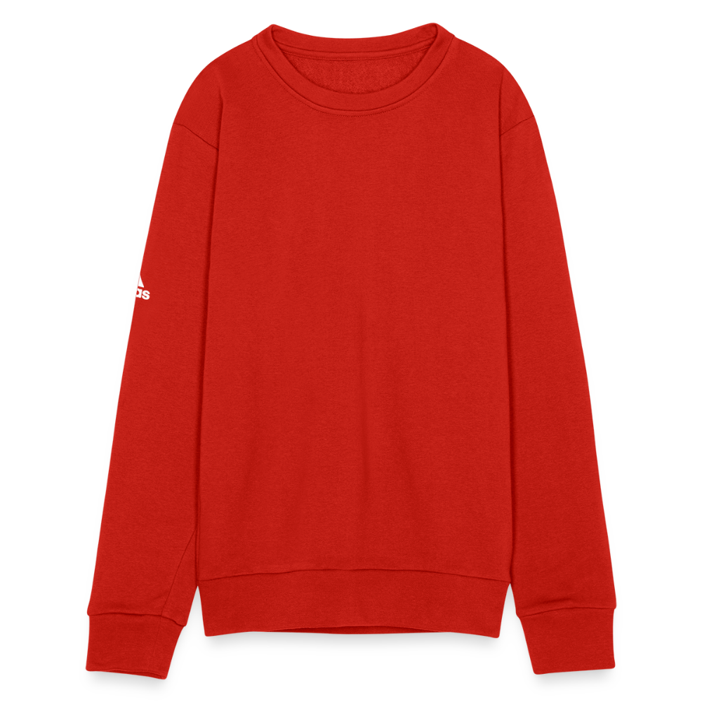 Adidas Unisex Fleece Crewneck Sweatshirt - red