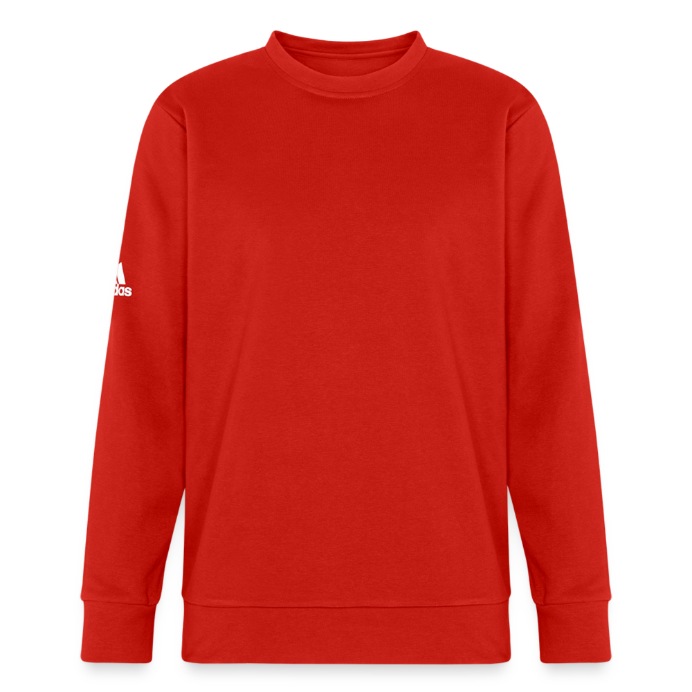 Adidas Unisex Fleece Crewneck Sweatshirt - red