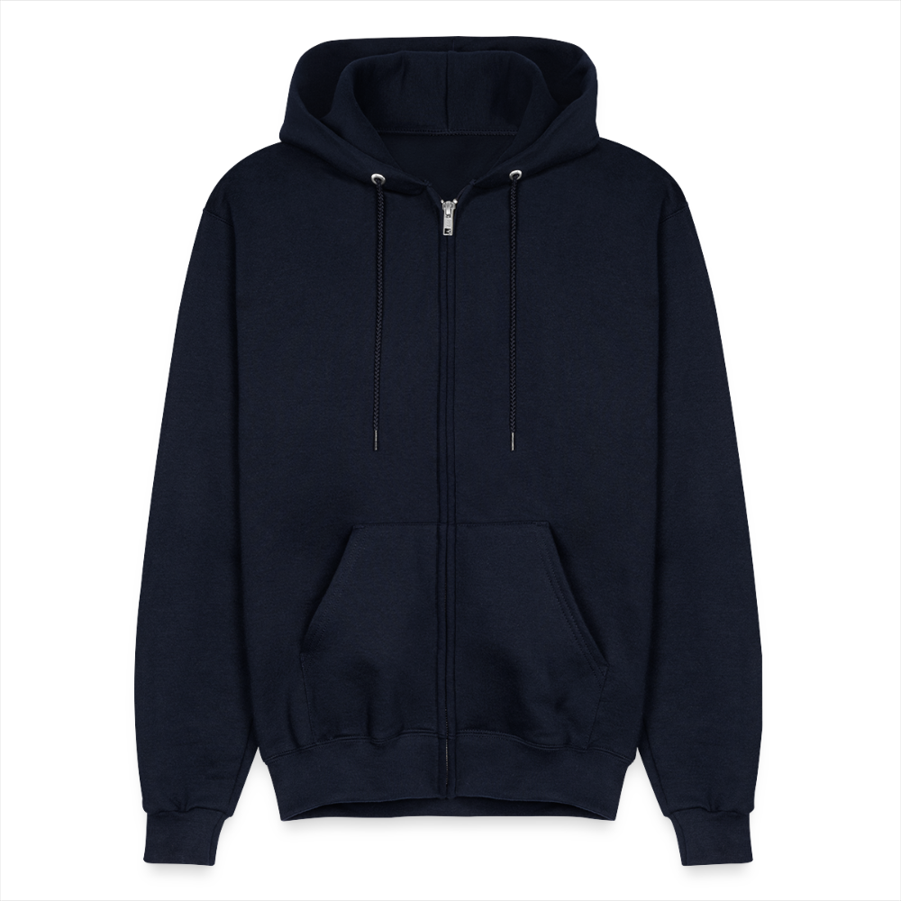 Champion Unisex Full Zip Hoodie - navy