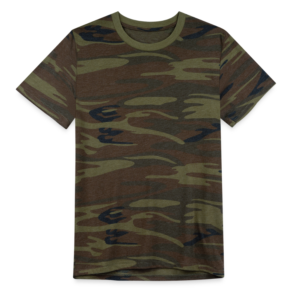 Alternative Unisex Eco Camo T-Shirt - green camo